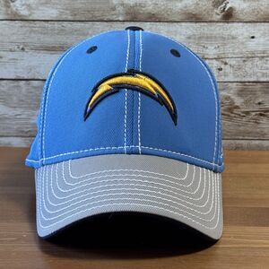 San Diego Chargers Hat Blue Gray Fitted NFL Equipment Onfield Reebok Side Stitch